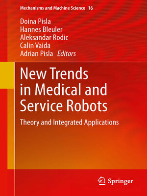 cover image of New Trends in Medical and Service Robots